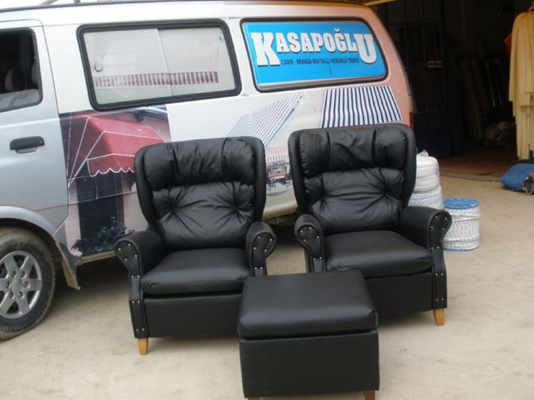 Deri koltuk kaplama